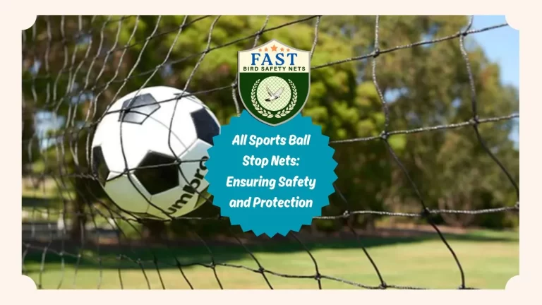 All Sports Ball Stop Nets: Ensuring Safety and Protection
