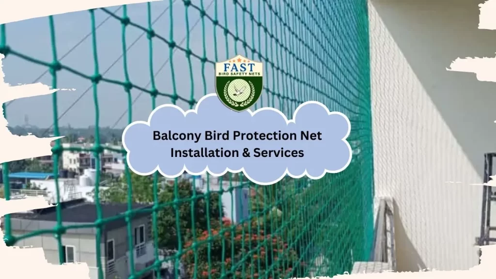 Balcony Bird Protection Nets Installation