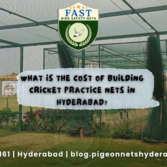 What is the cost of building cricket practice nets in Hyderabad?