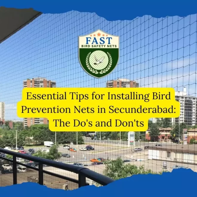 Essential Tips for Installing Bird Prevention Nets in Secunderabad: The Do’s and Don’ts