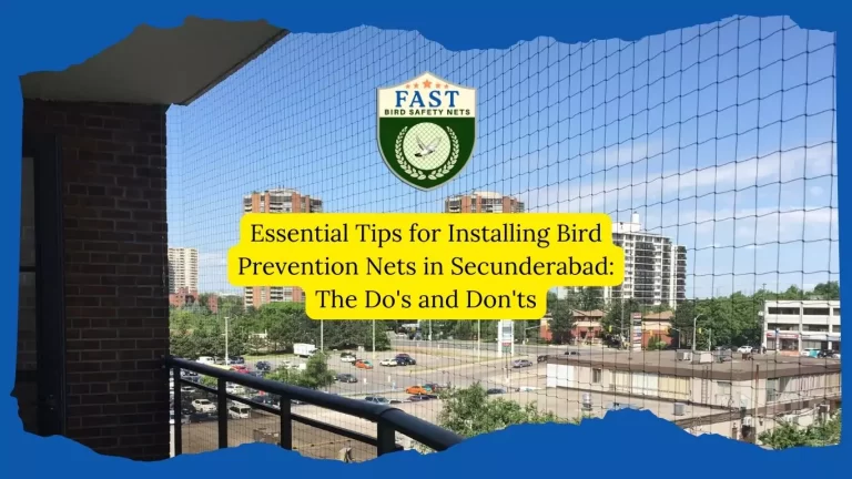 Essential Tips for Installing Bird Prevention Nets in Secunderabad: The Do’s and Don’ts