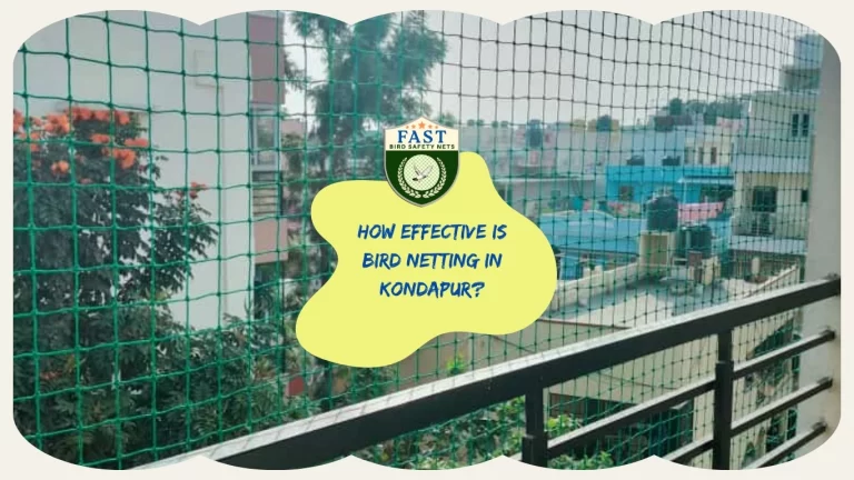 How effective is Bird Netting in Kondapur?