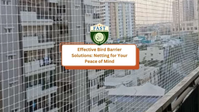 Effective Bird Barrier Solutions: Netting for Your Peace of Mind