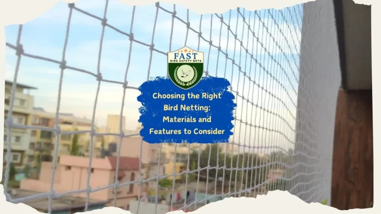 Choosing the Right Bird Netting: Materials and Features to Consider