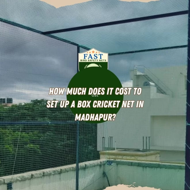 How much does it cost to set up a box cricket nets?