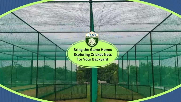 Bring the Game Home: Exploring Cricket Nets for Your Backyard
