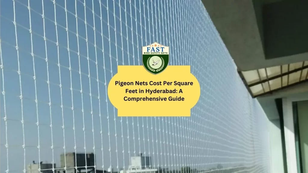 Pigeon Nets Cost per Square Feet in Hyderabad