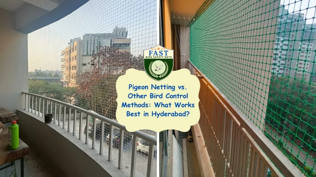 Pigeon Netting vs other bird control methods