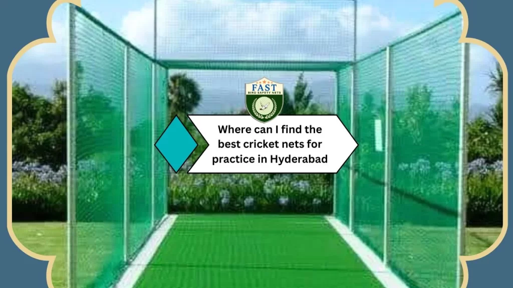 Where can i find the best cricket nets for practice in hyderabad