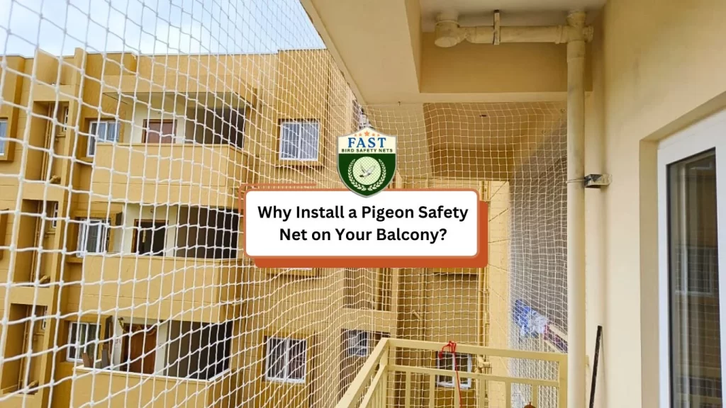 Why install a pigeon safety net for balcony