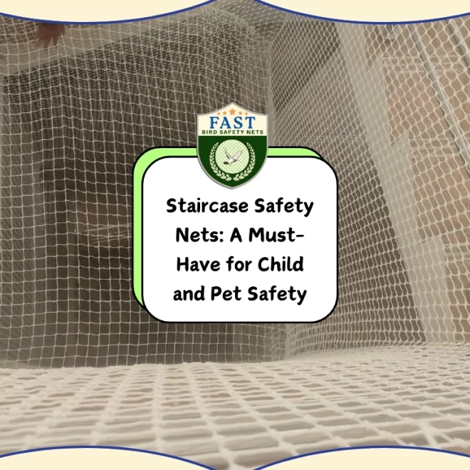 Staircase Safety Nets: A Must-Have for Child and Pet Safety