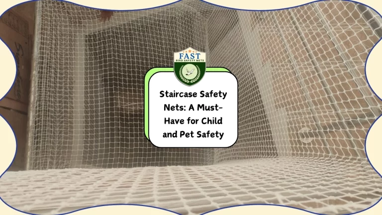 Staircase Safety Nets: A Must-Have for Child and Pet Safety