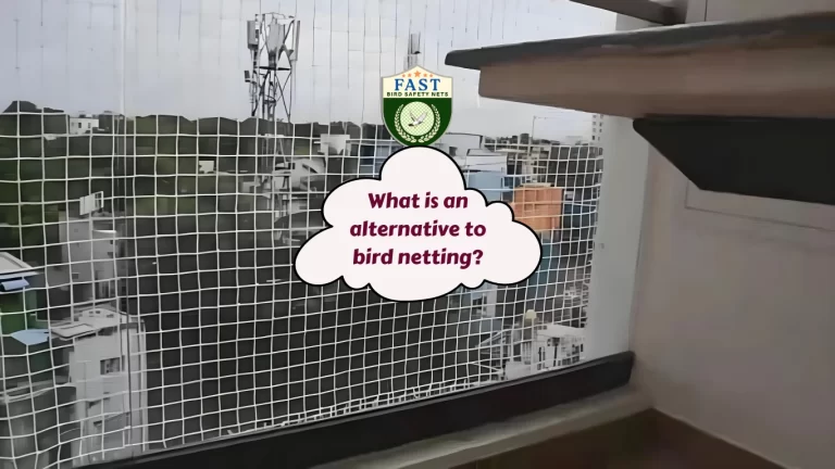 What is an alternative to bird netting?