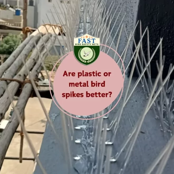 Are plastic or metal bird spike better?