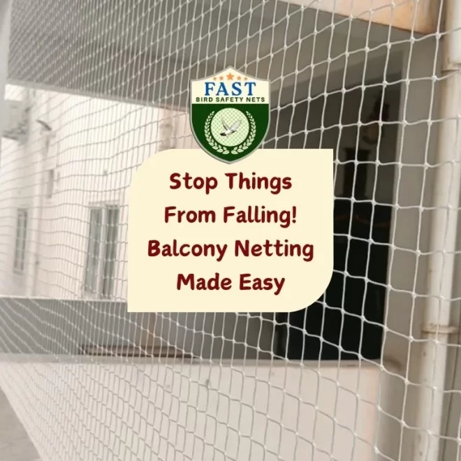 Stop Things From Falling! Balcony Netting Made Easy