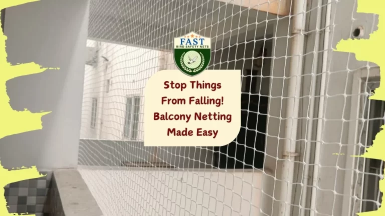 Stop Things From Falling! Balcony Netting Made Easy