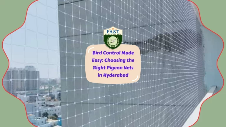 Bird Control Made Easy: Choosing the Right Pigeon Nets in Hyderabad