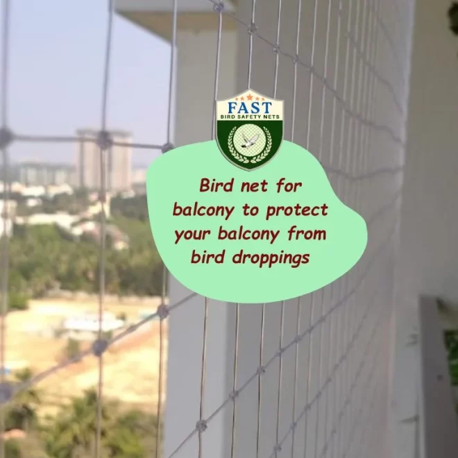 Bird net for balcony to protect ur balcony from bird droppings