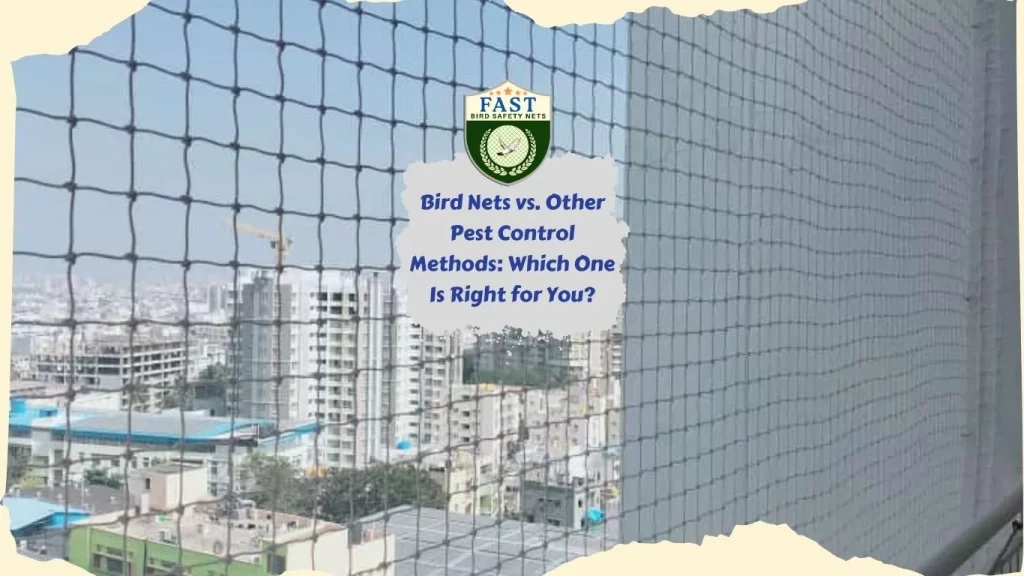 Bird Nets vs. other pest control methods