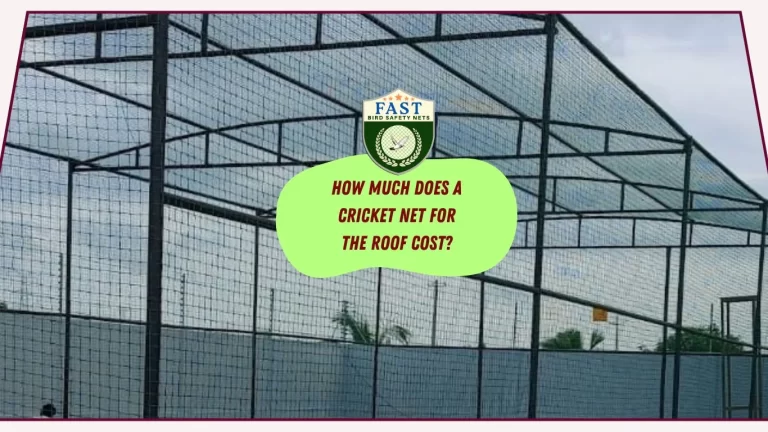 How much does a cricket net for the roof cost?
