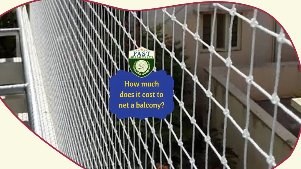 How much does it cost to net a balcony?