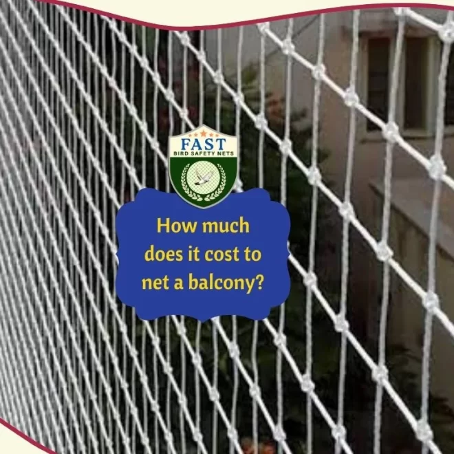 How much does it cost to net a balcony?