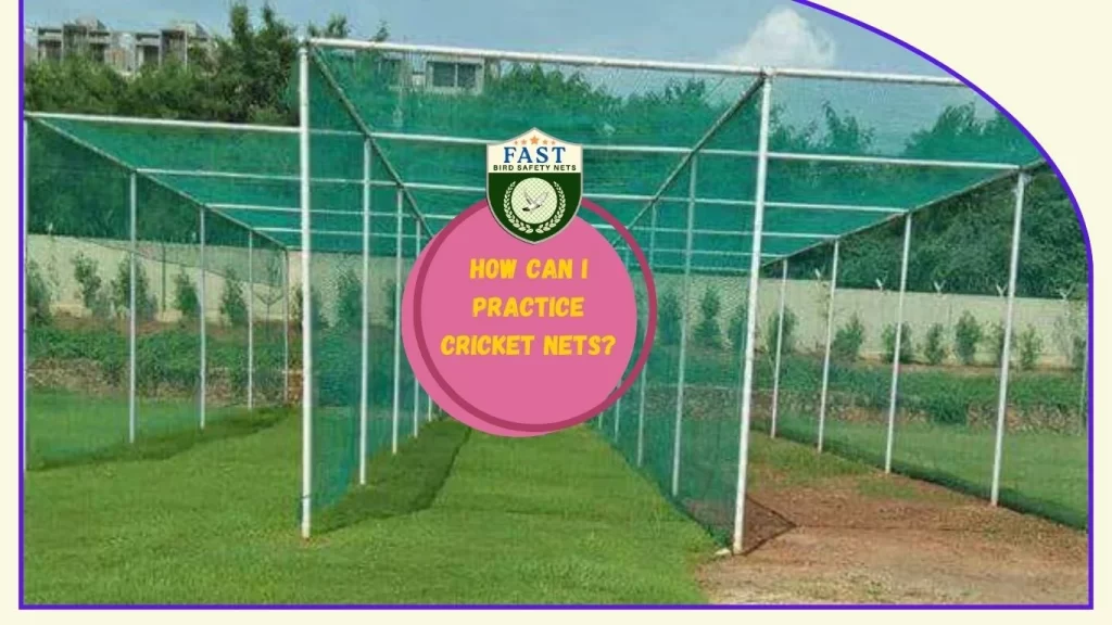 How can I practice cricket nets?