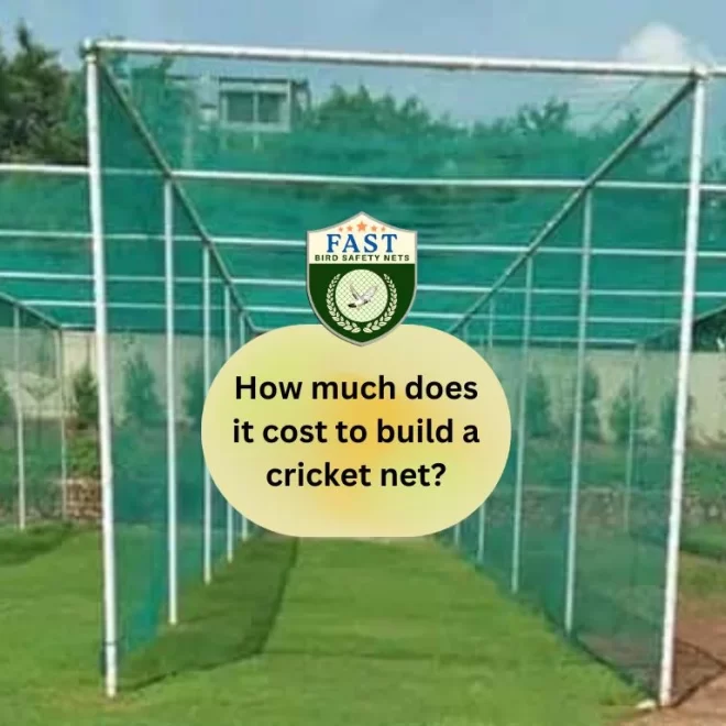 How much does it cost to build a cricket net?