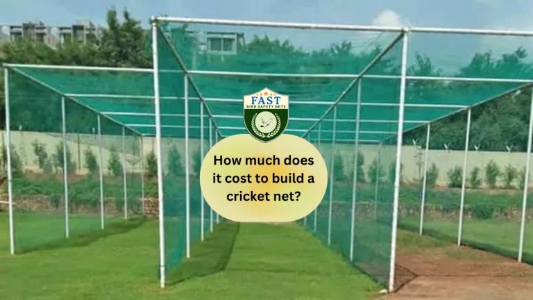 How much does it cost to build a cricket net?