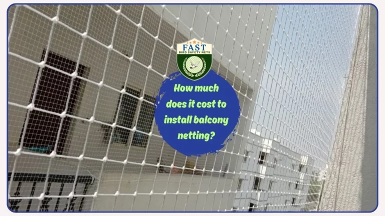 How much does it cost to install balcony netting?