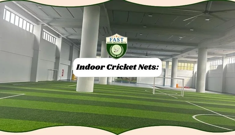 indoor cricket net