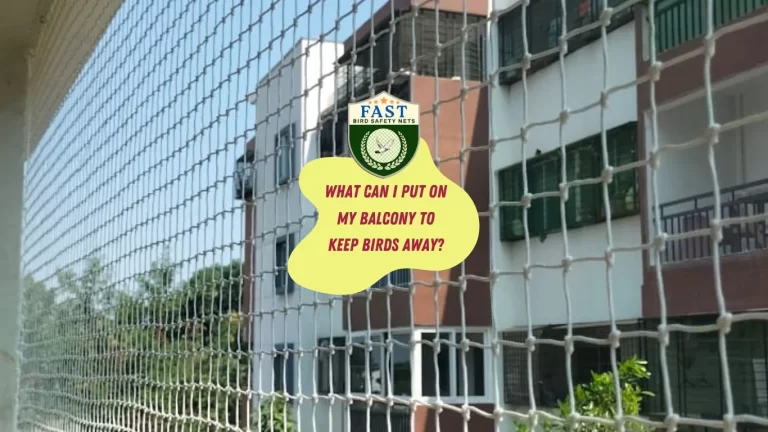 What can I put on my balcony to keep birds away?