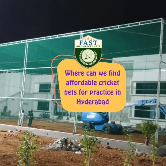 Where can we find affordable cricket nets for practice in Hyderabad