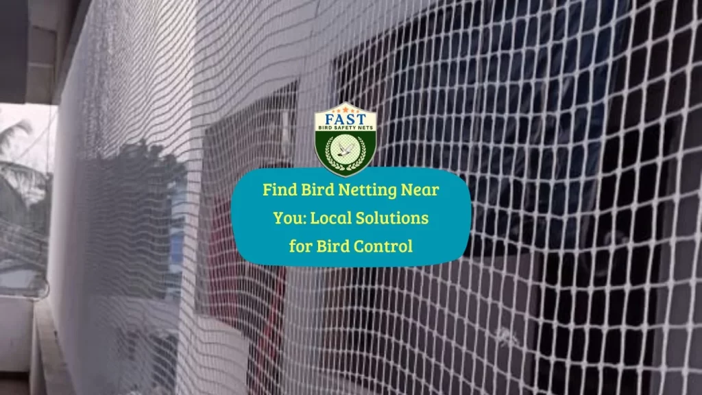 Find Bird Netting Near You: Local Solutions for Bird Control