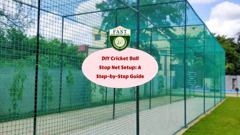 DIY Cricket Ball Stop Net Setup: A Step-by-Step Guide