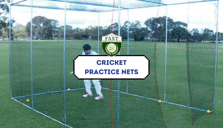 cricket practice net installation