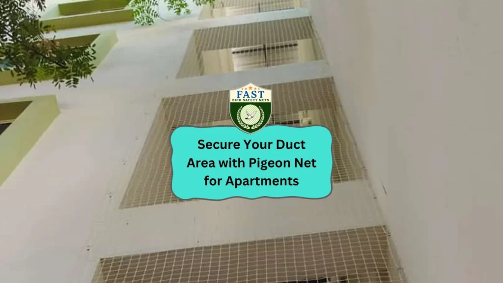 Secure Your Duct Area with Pigeon Net for Apartments