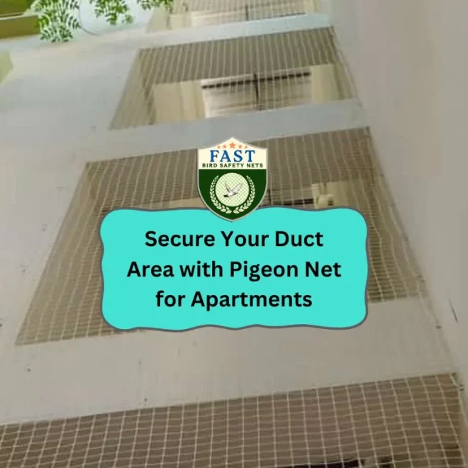 Secure Your Duct Area with Pigeon Net for Apartments