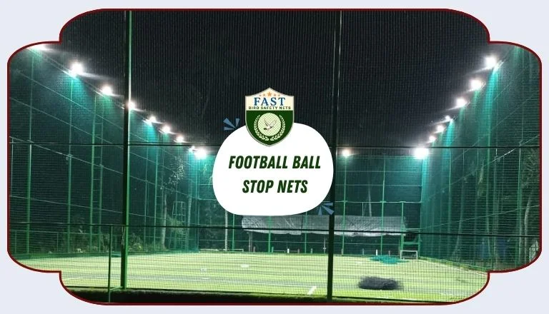 Football ball stop nets