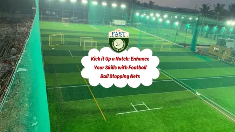 Kick it Up a Notch: Enhance Your Skills with Football Ball Stopping Nets