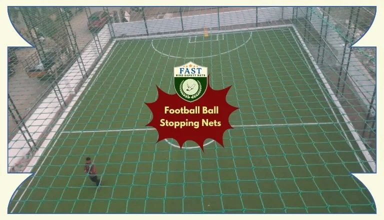 Football ball stop nets