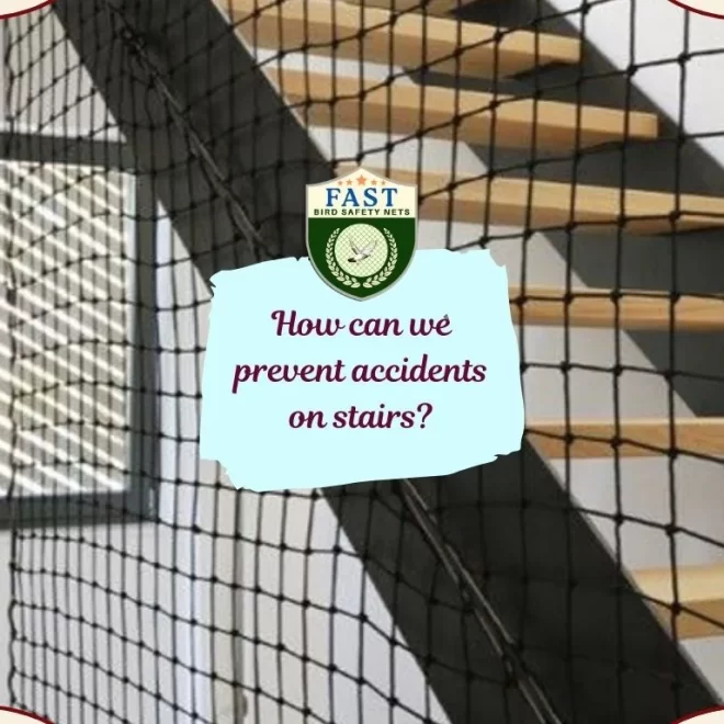 How can we prevent accidents on stairs?