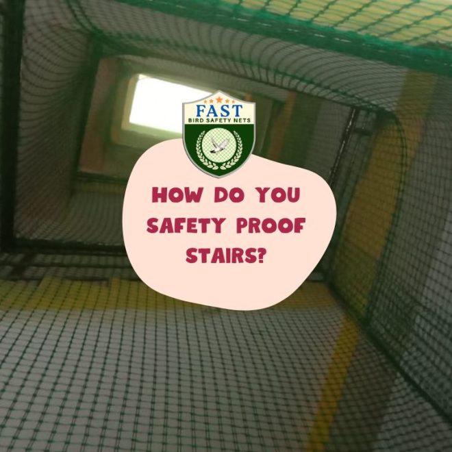 How do you safety proof stairs?