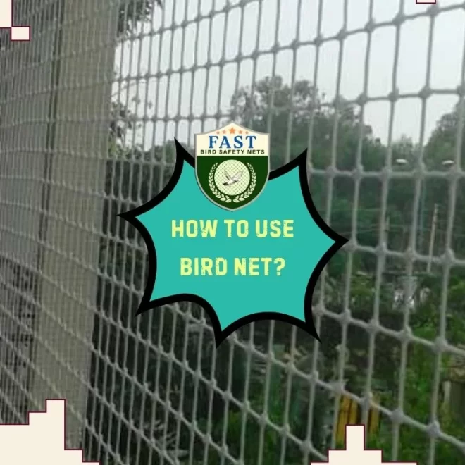 How to use bird net?