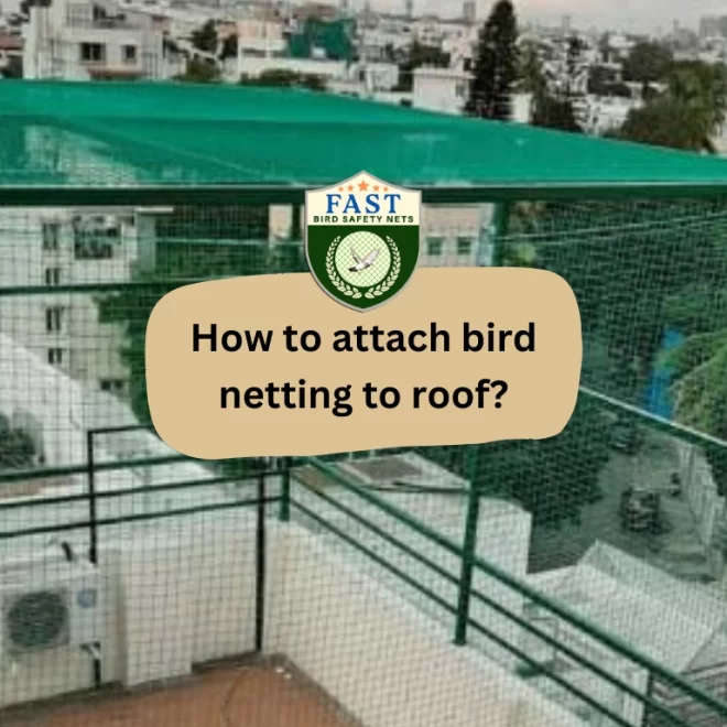 How to attach Bird Netting to your roof?