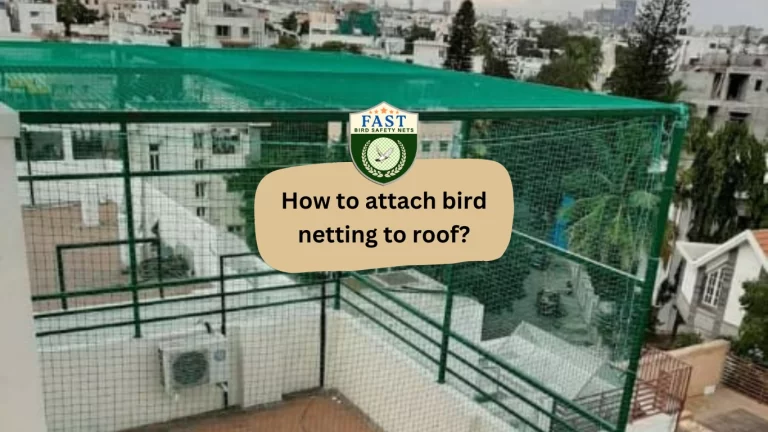 How to attach Bird Netting to your roof?