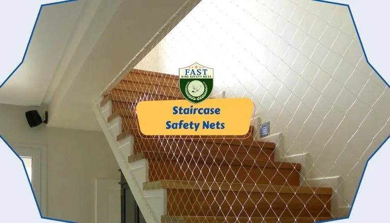 staircase safety netting