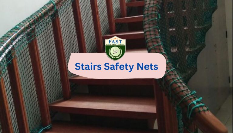 stairway safety netting