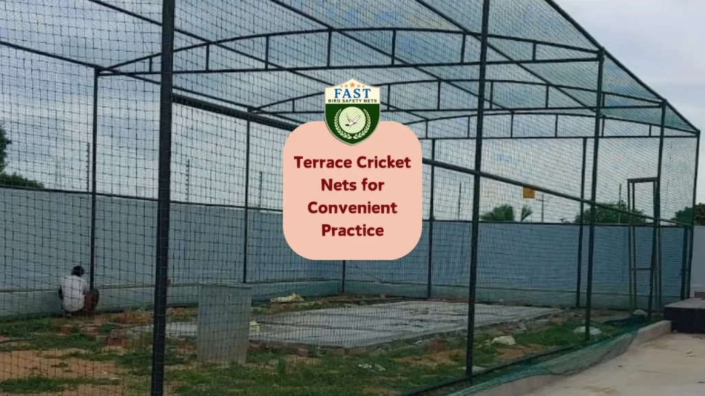 Terrace Cricket Nets for Convenient Practice