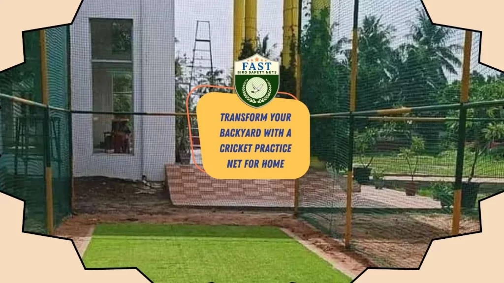 Transform Your Backyard with a Cricket Practice Net for Home